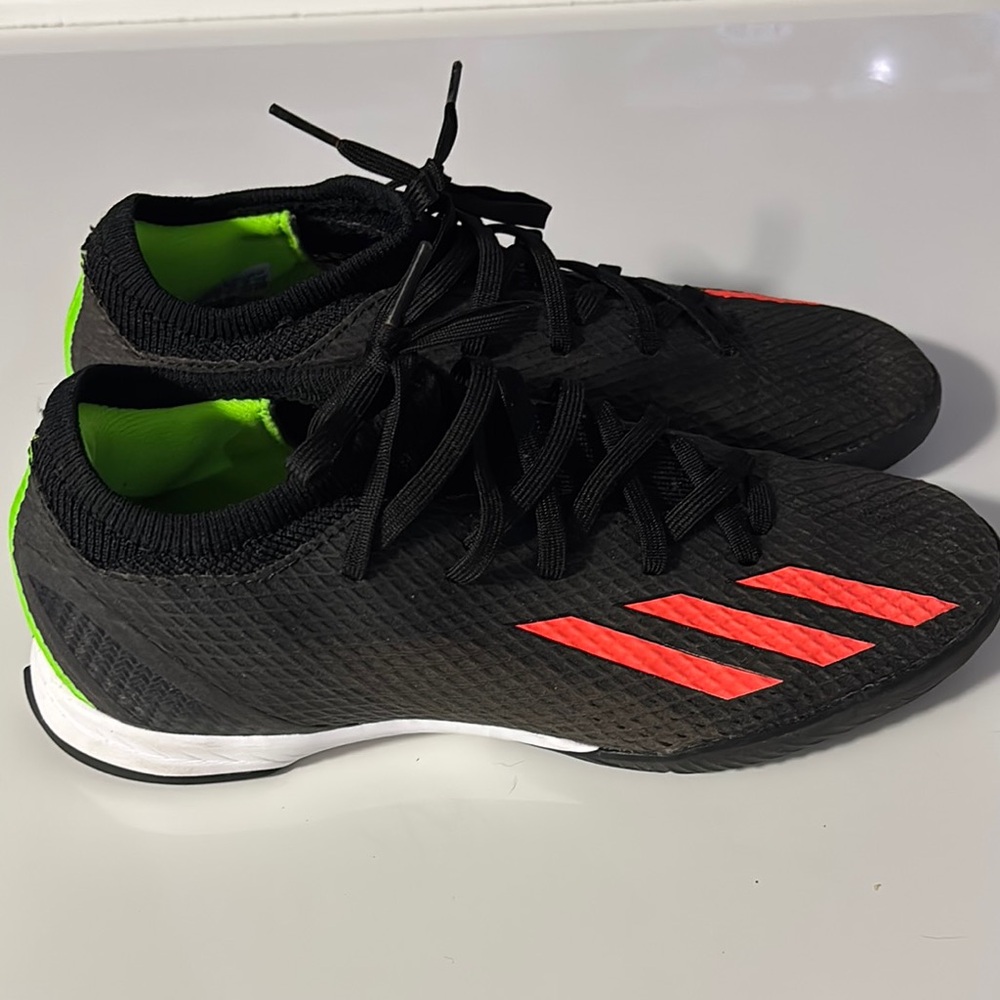 Like New - Used only 1 time, Adidas Black and Red Athletic Shoes